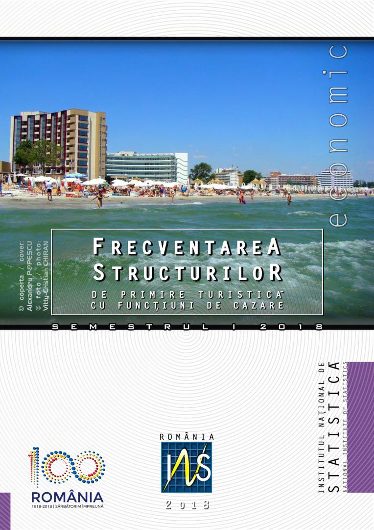 Occupancy of touristic reception establishments with accommodation functions sem.1/2018