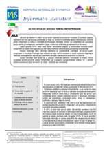 Seria statistică de întreprinderi -  Activitatea de servicii pentru întreprinderi în anul 2014