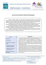 Business statistics series - Activity of business services in 2015 Business statistics series - Activity of business services in 2015