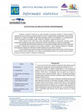 Seria statistică de întreprinderi - Activitatea de servicii pentru întreprinderi în anul 2017