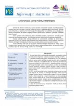 Seria statistică de întreprinderi - Activitatea de servicii pentru întreprinderi în anul 2019