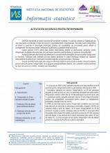 Seria statistică de întreprinderi - Activitatea de servicii pentru întreprinderi în anul 2020