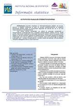 Seria statistică de întreprinderi - Activitatea filialelor străine în anul 2015 Seria statistică de întreprinderi - Activitatea filialelor străine în anul 2015