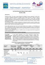 Seria statistica industriei – Activitatea sectorului metalurgic
