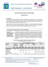 Seria statistica industriei – Activitatea sectorului metalurgic