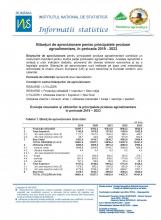 Seria statistica agriculturii - Bilanţuri de aprovizionare pentru principalele produse  agroalimentare, în perioada 2019-2023