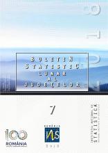Buletin statistic lunar al judeţelor nr.7/2018