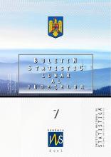 Buletin statistic lunar al judeţelor nr.7/2021