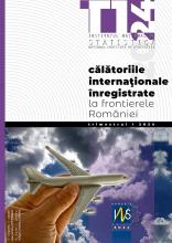 Călătoriile internaţionale înregistrate la frontierele României în trim.I/2024