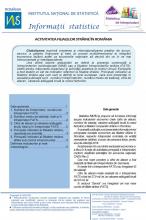 Seria statistică de întreprinderi - Activitatea filialelor străine în anul 2018 Seria statistică de întreprinderi - Activitatea filialelor străine în anul 2018