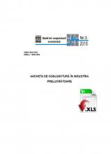 Studii de conjunctură economică industria prelucratoare trim.III/2016