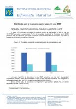 Seria statistica mediului - Distribuţia apei si evacuarea apelor uzate, în anul 2021