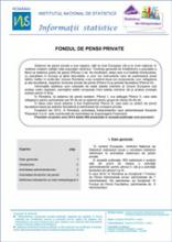 Seria statistică de întreprinderi -  Fondul de pensii private