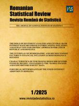 Revista Română de Statistică (engleză) nr.1/2025