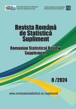 Revista Română de Statistică - Supliment nr.8/2024 Revista Română de Statistică - Supliment nr.8/2024