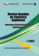 Revista Română de Statistică - Supliment nr.1/2023 Revista Română de Statistică - Supliment nr.1/2023