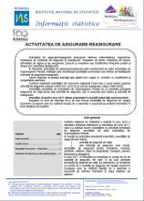 Seria statistică de întreprinderi - Activitatea de asigurare-reasigurare