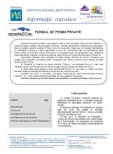 Seria statistică de întreprinderi - Fondul de pensii private Seria statistică de întreprinderi - Fondul de pensii private