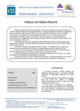 Business statistics series - Private pension funds