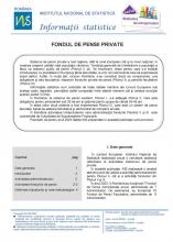 Business statistics series - Private pension funds