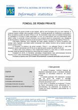 Seria statistică de întreprinderi - Fondul de pensii private Seria statistică de întreprinderi - Fondul de pensii private