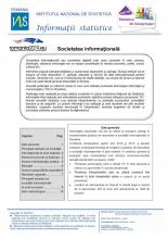 Seria statistică de întreprinderi - Societatea informaţională