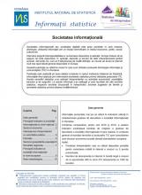 Seria statistică de întreprinderi - Societatea informaţională