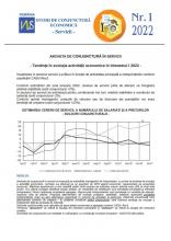 Studii de conjunctură economică - Servicii tr. I/2022 Studii de conjunctură economică - Servicii tr. I/2022