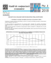 Studii de conjunctură economică - Industria prelucrătoare tr. I/2018