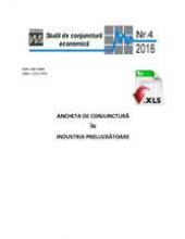 Studii de conjunctură economică - Industria prelucrătoare trim. IV/2016 Studii de conjunctură economică - Industria prelucrătoare trim. IV/2016